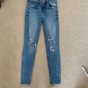 American Eagle Distressed Denim